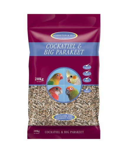 Johnston and Jeff Cockatiel and Big Parakeet Seed 20kg